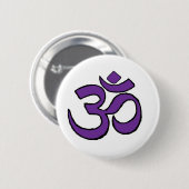 Omの記号 缶バッジ (正面&裏面)