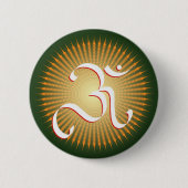 OMの記号 缶バッジ (正面)