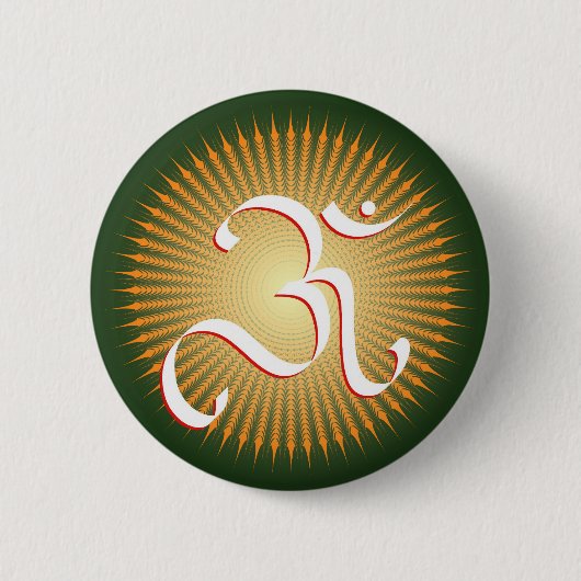 OMの記号 缶バッジ (正面)