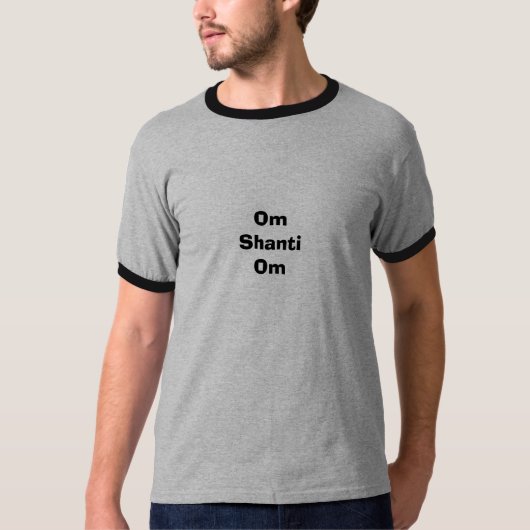 Omのshanti om tシャツ (正面)