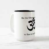 Omは変更のマグです ツートーンマグカップ (正面左)