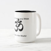 Omは変更のマグです ツートーンマグカップ (正面右)