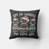 Omは猫たちがフェスティバル装飾用クッション クッション (裏面)