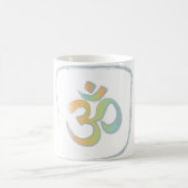 Omまたはオウム コーヒーマグカップ (中央)