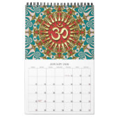 OMアーティストヨガニューエイジカレンダー カレンダー (1月 2026)