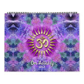 OMアーティストリーヨガニューエイジメディタショナル曼荼羅 カレンダー (カバー)