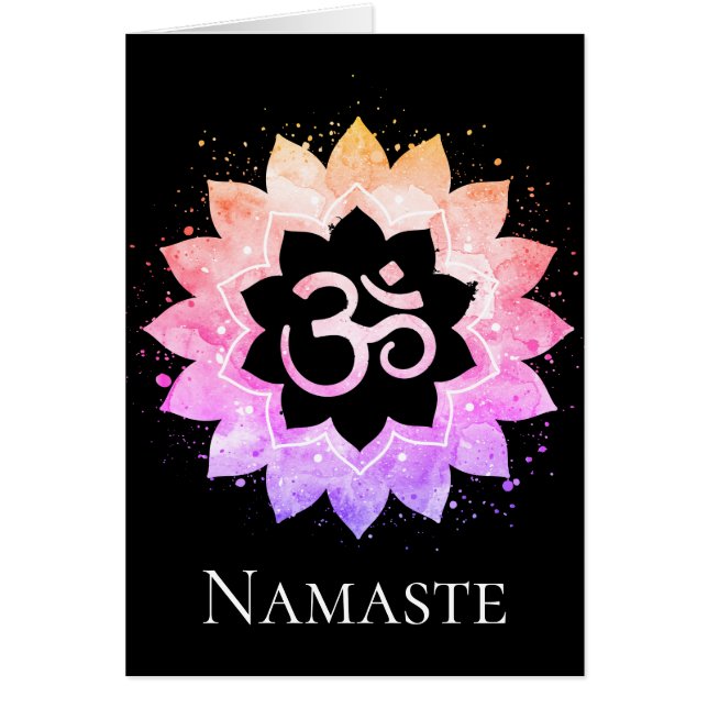 *~* OMオウムシンボルスピリチュアル蓮花曼荼羅 (正面)