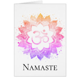 *~* OMオウムシンボルロータスフラワーマンダラスピリチュアル