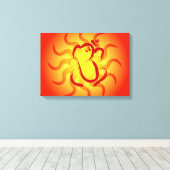 OMガネーシャ キャンバスプリント (インサイチュ (ウッドフロア))