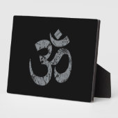 OMシンボルグランジスピリチュアリティヨガ フォトプラーク (側面)