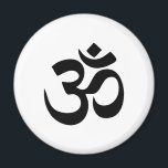 Omシンボル冷蔵庫用マグネット マグネット<br><div class="desc">omオウムヨガナマステサンスクリットキャラクタースピリチュアル古代ヨギニューエイジ</div>