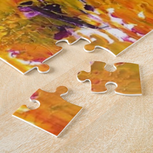 OMシンボル抽象芸術絵を描パズル ジグソーパズル (側面)
