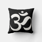 omシンボル神聖な仏教の宗教zen yoga クッション (裏面)