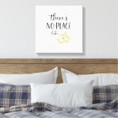 OMシンボルOMのような場所がない キャンバスプリント (インサイチュ (寝室))