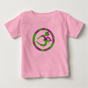 Omシンユニークボル-ベビーヨガの服 ベビーTシャツ