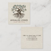 Omツリー  スクエア名刺 (正面/裏面)