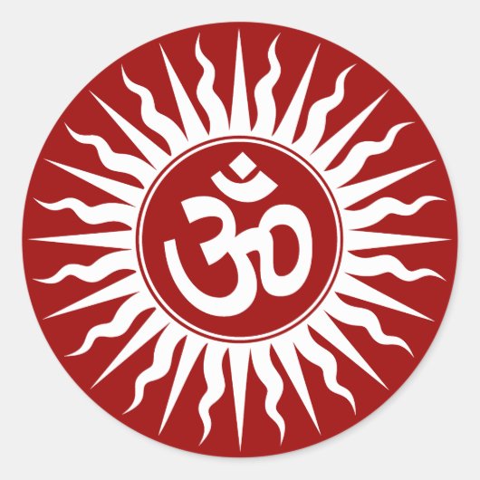 Omデザイン ラウンドシール (正面)