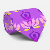 OMナマステスピリチュアルロータスフラワーヨガポーズ ネクタイ (ロール)