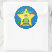 Omベビー大ステッカー ラウンドシール (バッグ)