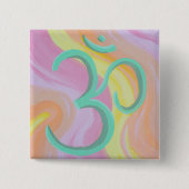 Omボタン 缶バッジ (正面)