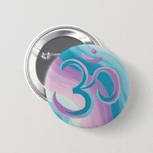 Omボタン 缶バッジ (正面&裏面)