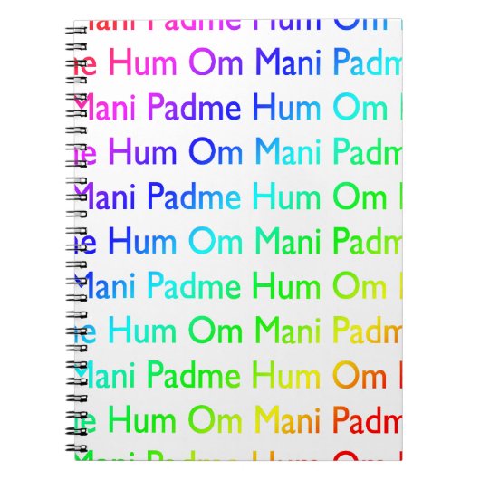 OMマニパドメフム ノートブック (正面)