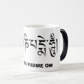 OmマニPadme Om モーフィングマグカップ (正面右)