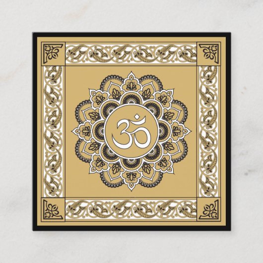 OMマンダラ – 名刺 (正面)