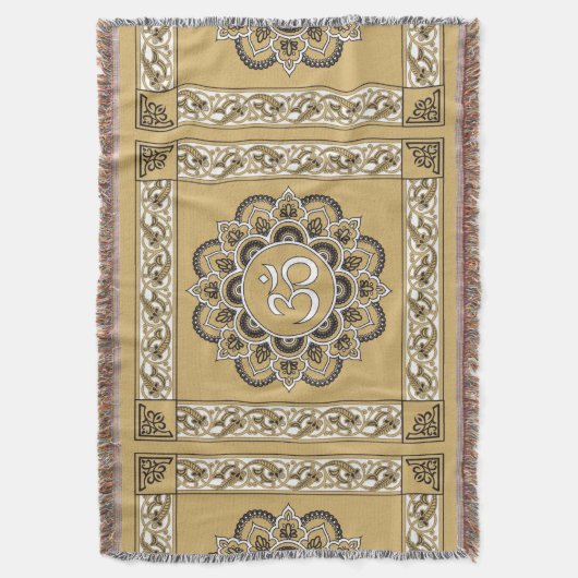 OMマンダラ – 毛布 (正面縦)
