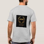「OmモダンデザインスピリチュアルTシャツ」 Tシャツ (裏面)