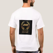 「OmモダンデザインスピリチュアルTシャツ」 Tシャツ (裏面)