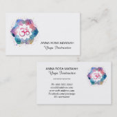 *~* Omヨガ先生霊気 名刺 (正面/裏面)