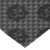 OMロータススピリチュアリティヨガinカーボンファイバースタイル テーブルクロス (アングル)