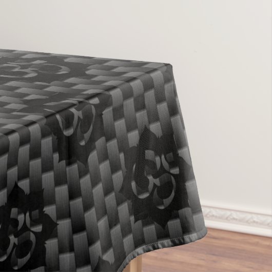 OMロータススピリチュアリティヨガinカーボンファイバースタイル テーブルクロス (インサイチュ)