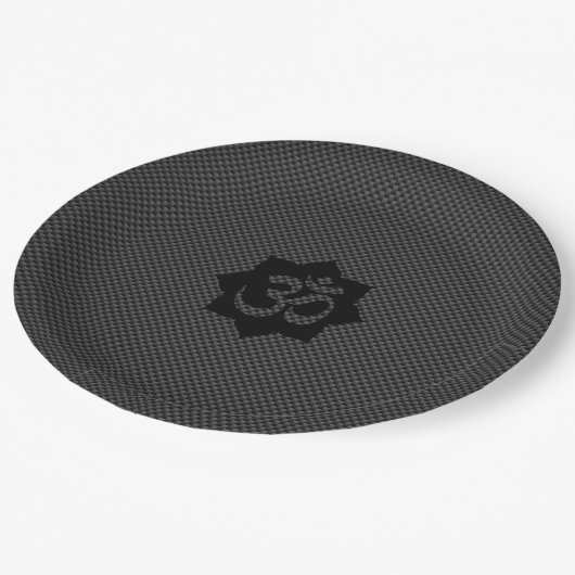 OMロータススピリチュアリティヨガin炭素繊維スタイル ペーパープレート (アングル)