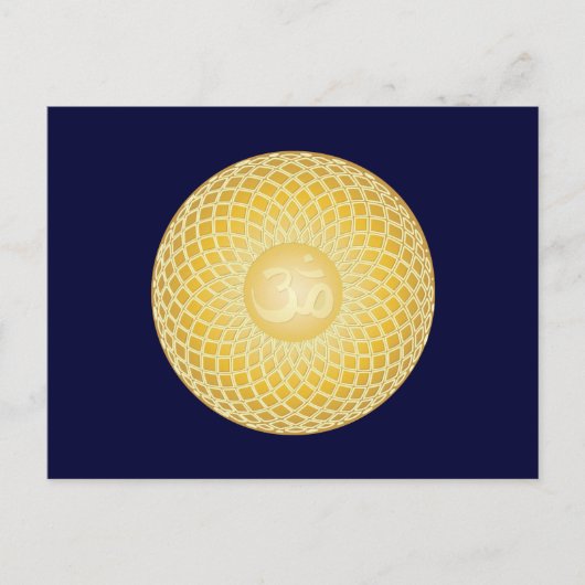 Om素晴らし記号 ポストカード (正面)