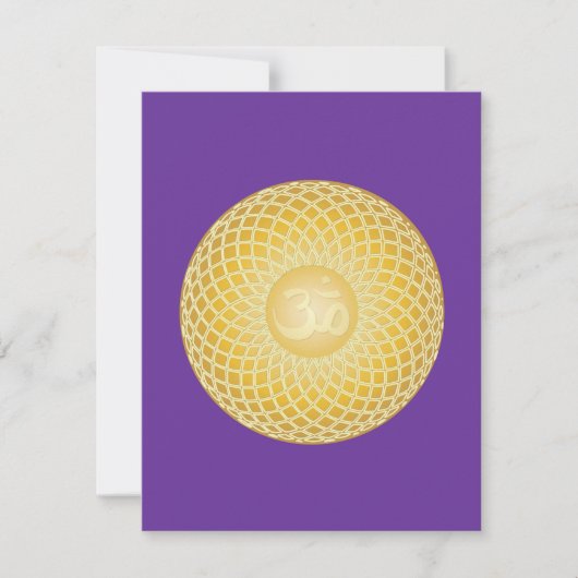 Om素晴らし記号 招待状 (正面)