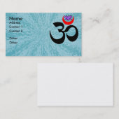 Om芸術的 -ヨガ名刺 名刺 (正面/裏面)