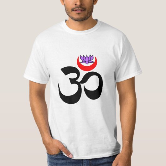 Om芸術的 -ヨガTシャツ Tシャツ (正面)