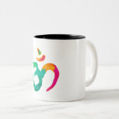OM記カラフル号 ツートーンマグカップ (正面右)
