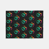 OM記カラフル号 フリースブランケット (正面(横))