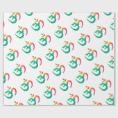 OM記カラフル号 ラッピングペーパー (フラット)