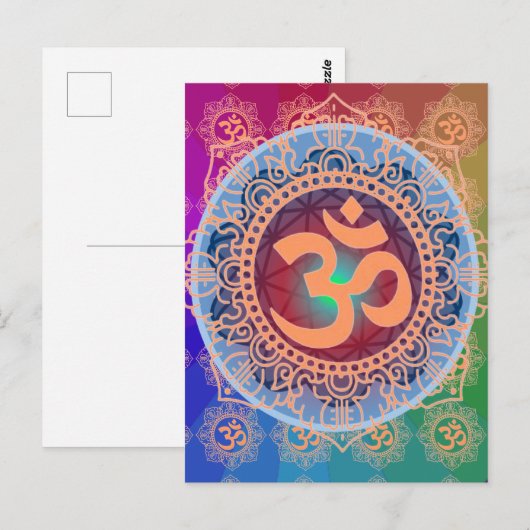 OM記号はがき ポストカード (正面/裏面)