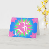 OM記号 カード (黄色い花)