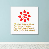 Om記号 キャンバスプリント (インサイチュ (ウッドフロア))