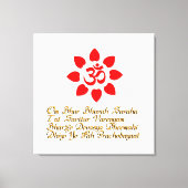 Om記号 キャンバスプリント (正面)