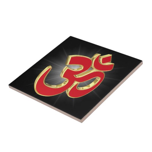 Om記号 タイル (側面)