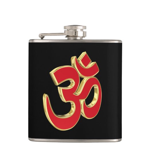 Om記号 フラスク (正面)