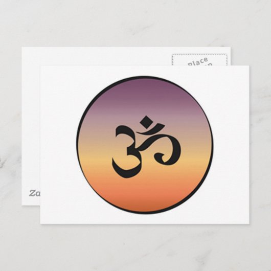 OM記号 ポストカード (正面/裏面)