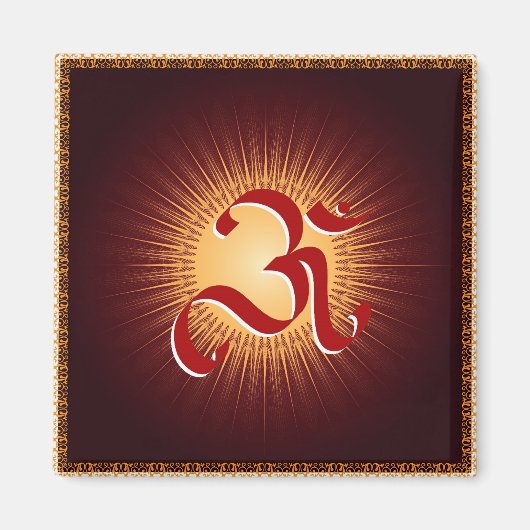 OM記号 マグネット (正面)